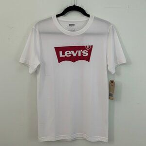 NWT 100% Cotton Levi’s Logo White Tee